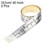 Unique Bargains Plastic Adhesive Double Scale Waterproof Measuring Tape - 2 of 4
