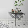 Americanflat Hinged 3 Photo Frame in Driftwood MDF - Desk Photo Frame for 5X7" Photos - Tri Folding Picture Frame For Desk - 4 of 4