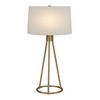 Hudson and Canal 28" Tall Table Lamp with Drum Fabric Shade - 4 of 4