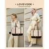 Lunch Tote Bag for Women, 15.Inch Laptop Work Bag With Lunch Compartment & Large Cup Holde - 4 of 4
