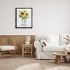 Stupell Industries Yellow Sunflowers Country jar Floating Frame Canvas Art, Black, 25" x 31" - 3 of 4