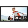 PosterPalooza | Panoramic Decor Black Picture Frame - UV Acrylic, Foam Board Backing, Hanging Hardware - 2 of 4