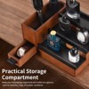 Unique Bargains Wood Velvet Lining Hidden Compartment Perfume Stand Organizer 3 Tiers - 3 of 4