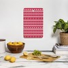 CraftBelly Retro Holiday Red Cutting Board Rectangle -Deny Designs - 3 of 3