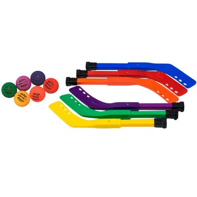 Shield Rainbow Scooter Sticks and Hotballs, 21 Inches, 6-Color Set