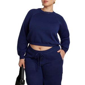 ELOQUII Elements Crewneck Sweater - 1 of 2