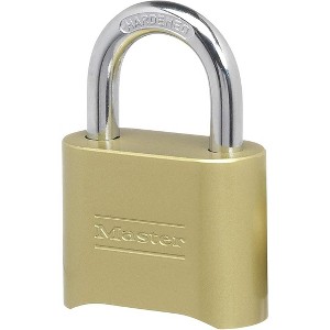 Master Lock 175D 2-9/10" Steel Double Locking Padlock Set Your Own Combination : Master Lock - 1 of 4