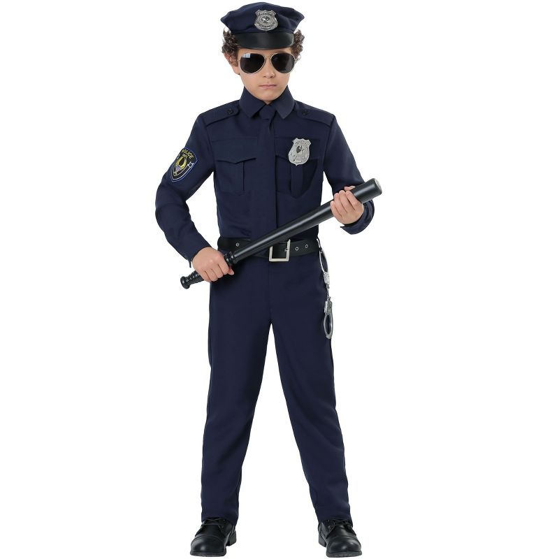 HalloweenCostumes.com Cop Costume for Boys, 2 of 4