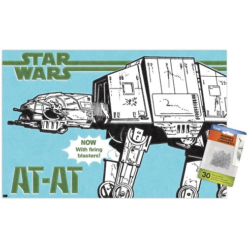 Trends International Star Wars: New Vintage - AT-AT Unframed Wall Poster Prints - image 1 of 4