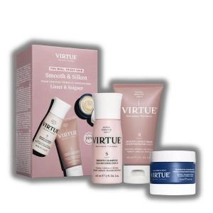 Virtue Smooth & Silken Lisser Soigner | Infused with VIRTUE's proprietary Alpha Keratin 60ku, this collection reduces frizz - (Kit) - 1 of 3