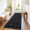 Washable Indoor Modern Living Room Area Rugs, Geometric Checkered Home Decor Carpet for Bedroom Dining Room Nursery - 3 of 4