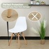 Unique Bargains Round Self-Stick Anti-Scratch Floors Protector Furniture Felt Pads Dark Brown 30 Pcs - image 3 of 4