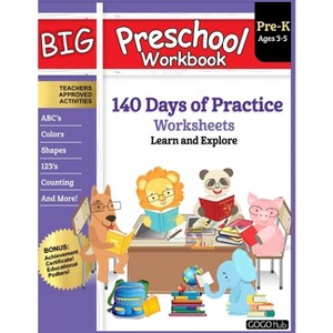 Big Preschool Workbook - by  Gogo Hub (Paperback) - 1 of 1