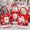 Christmas Decorations Gift Bag Kids Candy Tote Bag - 3 of 4