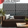 Metal Privacy Screen Outdoor 72" h x 47" w, Outdoor Privacy Screen & Panels, Freestanding Decorative Screens - 4 of 4