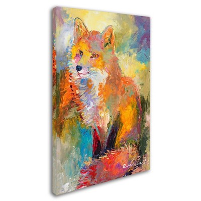 Richard Wallich 'Fox' Canvas Art