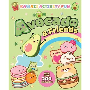 Avocado & Friends: Kawaii Activity Fun (with Over 200 Stickers!) - (Dover Kids Activity Books: Cooking) by  Giada Francia (Paperback) - 1 of 1