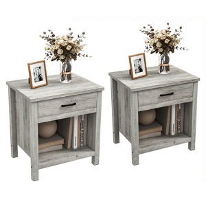 coucheta High-Quality Bedside Tables, End Table Living Room Table, Bedroom Storage End Table, Living Room Storage Table, Durable and Stylish - 1 of 4