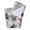 NoJo Disney Nightmare Before Christmas Gray, Purple, and White Super Soft Cuddly Plush Baby Blanket - 2 of 4