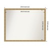 Amanti Art Mila Non-Beveled Wood Framed Bathroom Vanity Wall Mirror - 3 of 4