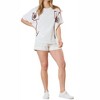 Women's Football Goal Post Short Sleeve Top - FANTASTIC FAWN - image 2 of 3