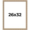 PosterPalooza | 26x32 Modern Bamboo Picture Frame, UV Acrylic, 5 Finishes - 2 of 4
