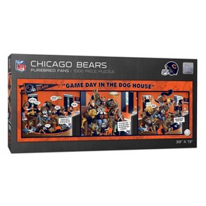 NFL Chicago Bears Game Day in the Dog House Puzzle - 1000Pc - 1 of 3