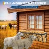 Wall Mount Hay Rack, 27 in Long Livestock Feeder with 16 gal Large Capacity, Heavy Duty Carbon Steel Hay Feeder for Sheep, Goats, Horses,Easy Install - 2 of 4