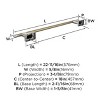 Amerock Esquire Wall Mounted Towel Bar - 4 of 4