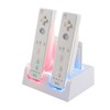 4 Port Remote Controller Battery Charger Charging Dock Station + 4  Rechargeable 2800mah Batteries For Nintendo Wii/wii U : Target