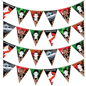 Treasures Gifted Ghostbusters Banner Pennant - Ghostbusters Party Supplies - 2 Pack - 1 of 1