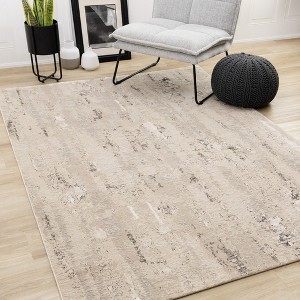 Rug Branch Contemporary Distressed, Organic Beige Indoor Area Rug - 1 of 4