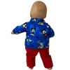 Doll Clothes Superstore Handmade Mickey Jacket With Pants Fits 14-15 Inch Baby Dolls - 3 of 4