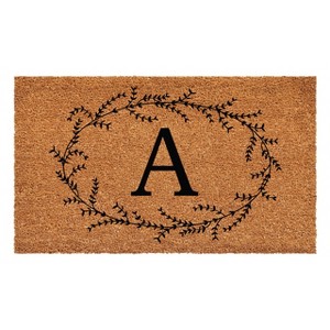 Calloway Mills Rustic Leaf Vine Monogrammed Doormat 36 In. x 72 In. - 1 of 1