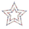 Northlight 17" Lighted Patriotic Star Window Silhouette Decoration - Red White and Blue - image 2 of 4