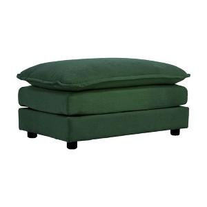 NicBex Modern 35" Rectangle Ottomans Wood Footstools with Chenille Fabric for Bedroom and Living Room - 1 of 3