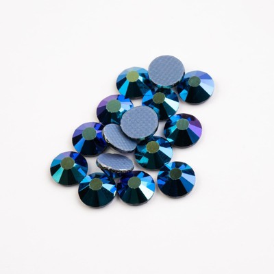 Crystal Lane DIY SS20 (4.7mm) Jet AB Glass Flat Back Hotfix Rhinestones, 1440pcs
