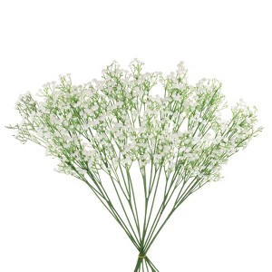 Unique Bargains Realistic Low Maintenance Durable Flexible Artificial Flowers with Stem - 1 of 4