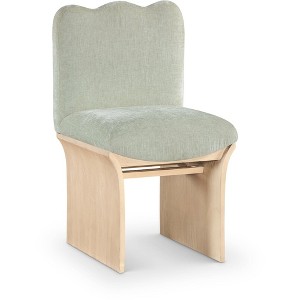 Meridina Furniture,Shaw Mint Chenille Fabric Upholstered Dining Chair - 1 of 4
