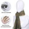 Unique Bargains Nylon Breathable Lightweight Camouflage Netting Camo Scarf Snow Camo 71"x35" 2 Pcs - 2 of 4