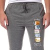 Gilmore Girls Pajama Pants Men's Luke's Diner Coffee First Loungewear Jogger Pajama Pants Graphite - 4 of 4