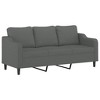 vidaXL Sofa Set Dark Grey Polyester, Metal, Textilene, Plywood - 3 of 4