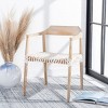 Munro Leather Woven Accent Chair - ACH1005 - Safavieh - 2 of 4