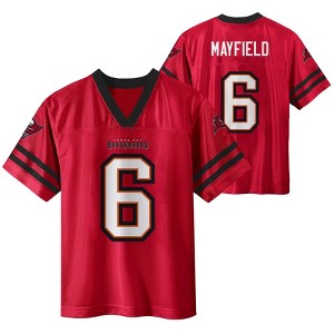 NFL Tampa Bay Buccaneers Baker Mayfield Boys' Short Sleeve Jersey - 1 of 3