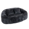 NicBex Chenille Bean Bag Chair with High-Density Foam,Oversized Lazy Sofa Chair for Adults and Kids,Modern Lounge Chair for Living Room - 4 of 4