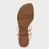 Women’s Kianna Sandals with Memory Foam Insole – A New Day™ Beige - 4 of 4