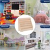 5-Tier Kids Wooden Bookshelf, Multi-Functional Toddler Book Rack, Children Book Display Shelves for Classrooms, Playrooms, Nursery, Wood Color - 4 of 4