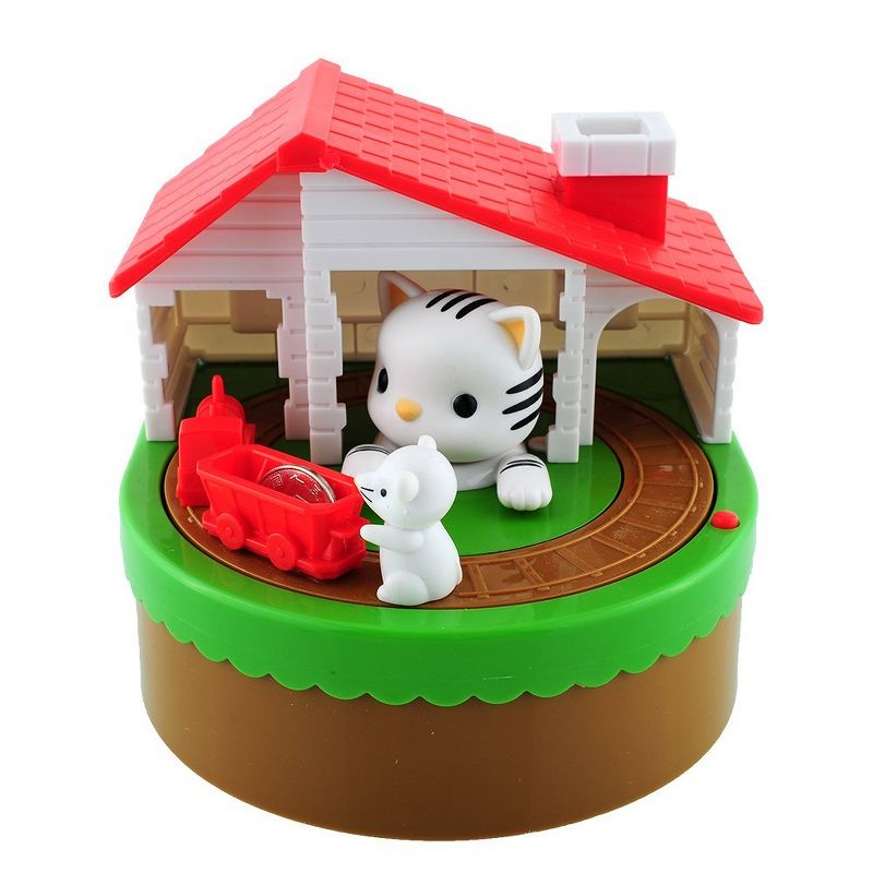 Ready! Set! Play! Link Cat And Mouse Money Stealing Piggy Coin Bank, 1 of 4