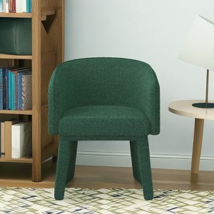 ROOMTEC Accent Arm Chair, Minimalist Style Leisure Backrest Chair, Living Room Barrel Chair, for Bedroom, Office - 1 of 4