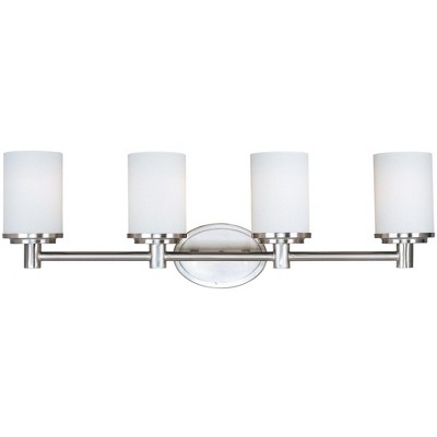 Maxim Lighting Cylinder 4 - Light Vanity in  Satin Nickel
